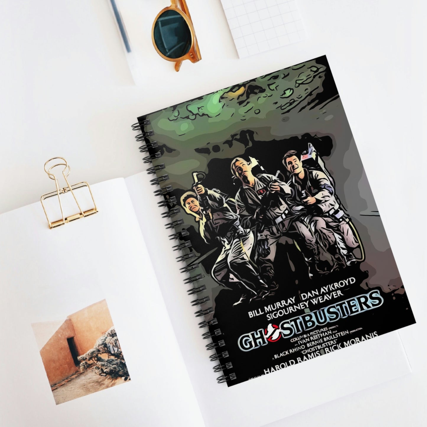 Spiral Notebook - Ruled Line Ghostbusters movie poster