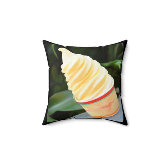 Spun Polyester Square Pillow Disneyland ~Whip it ~ Adventure Land