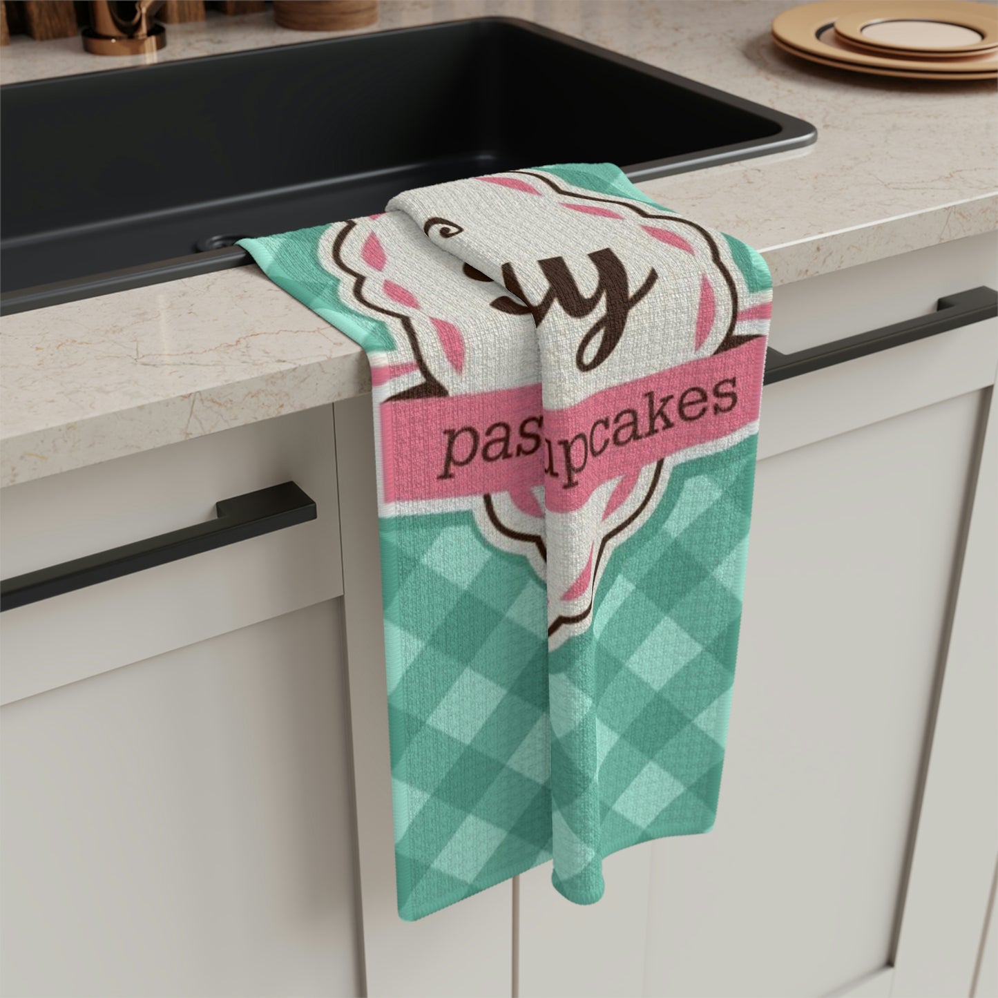 Soft Tea Towel cupcake Bakery