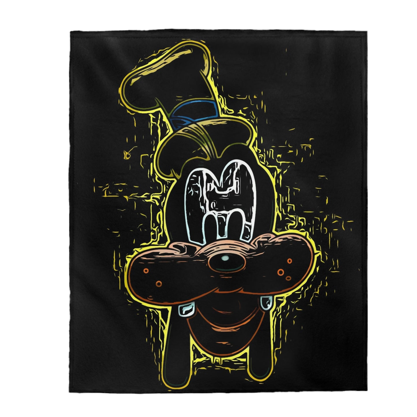 Velveteen Plush Blanket Disney ~ Goofy