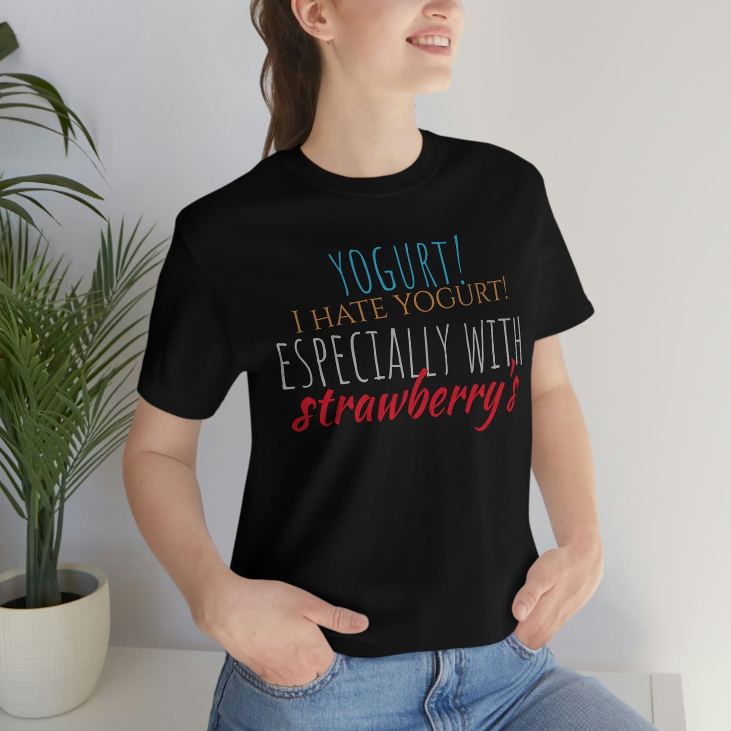 Unisex Jersey Short Sleeve Tee Yogurt