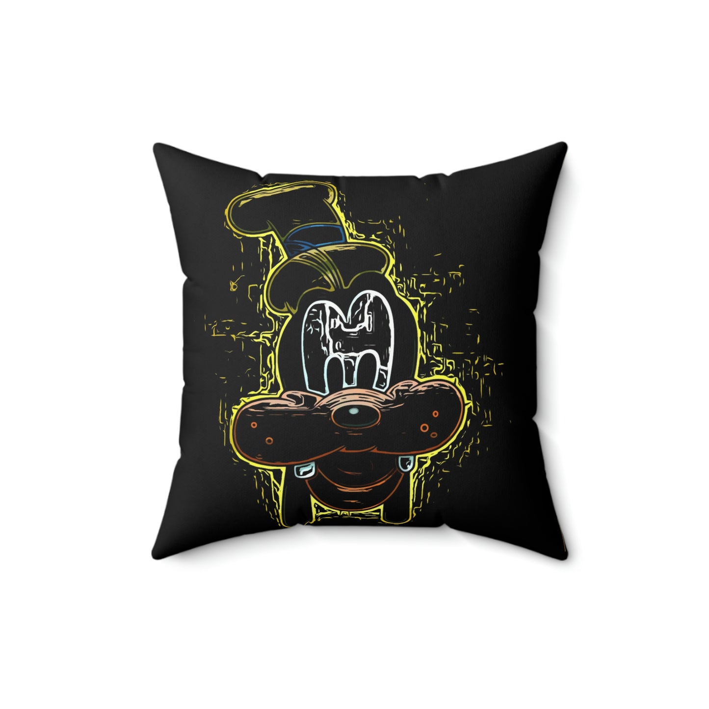 Copy of Spun Polyester Square Pillow Disney Dumbo Flying
