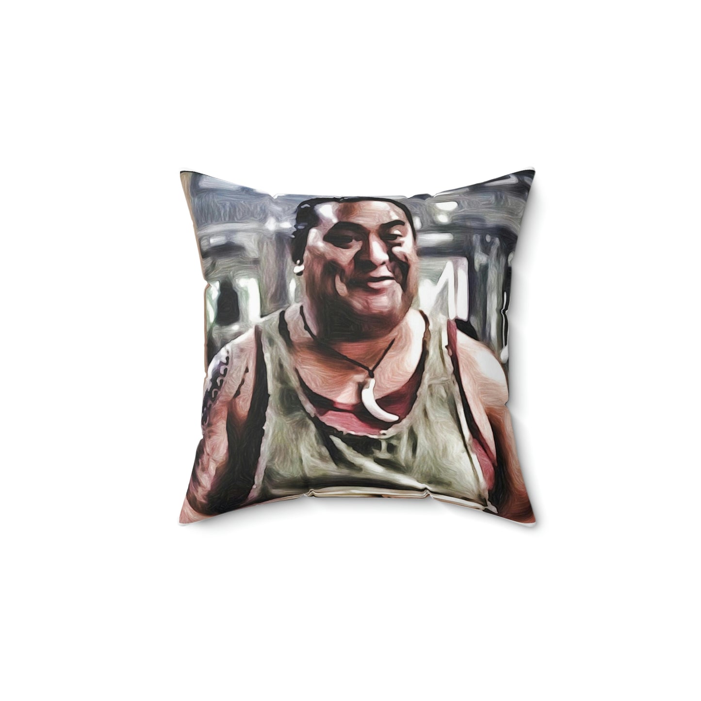 Copy of Copy of Copy of Spun Polyester Square Pillow ~50 first dates~ Michael Bolton ~