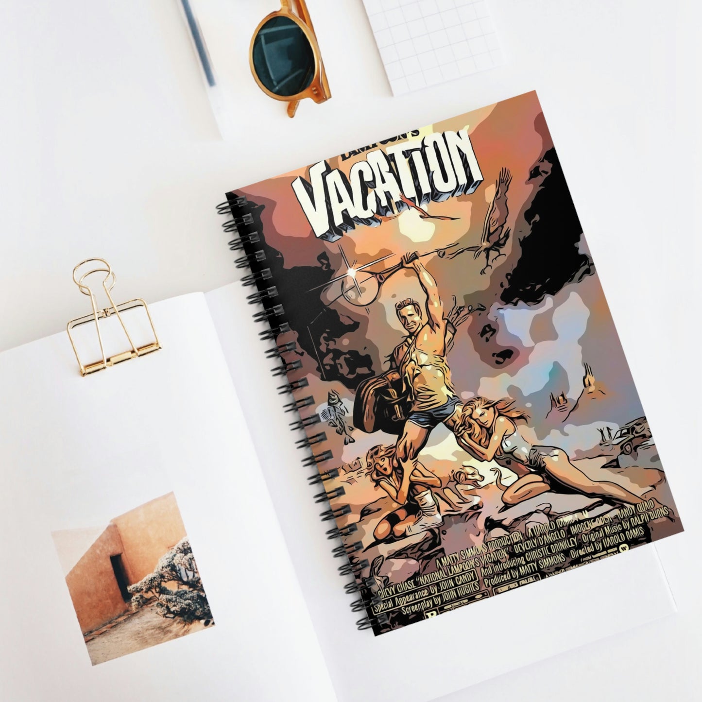 Spiral Notebook - Vacation Movie Poster