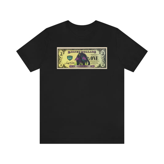 Unisex Jersey Short Sleeve Tee DISNEYLAND DOLLARS VILLAINS Maleficent