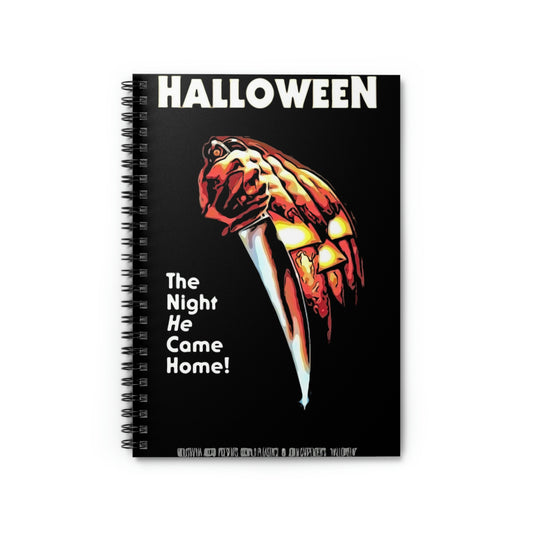 Spiral Notebook - Ruled Line Halloween movie poster