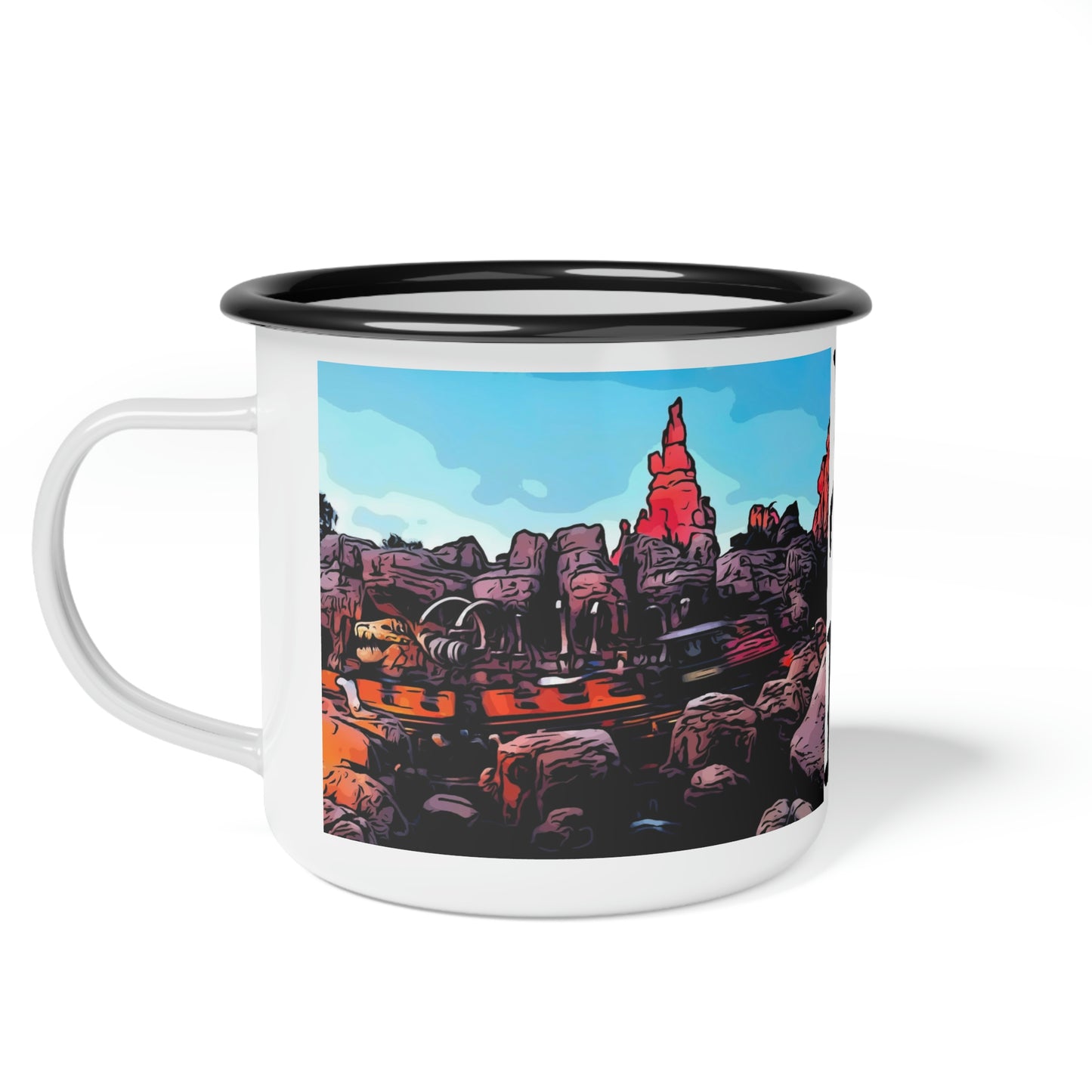 Enamel Camp Cup Disneyland ~Big Thunder Mountain Railroad~ BTM