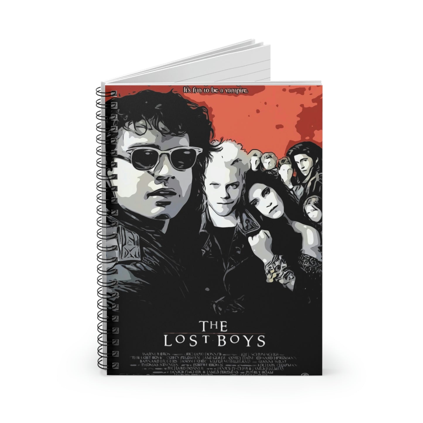 Spiral Notebook - Ruled Line The Lost Boys movie poster