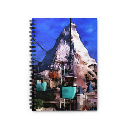 Spiral Notebook - Disneyland Sky Buckets Retro