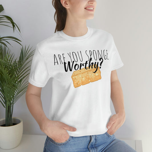 Unisex Jersey Short Sleeve Tee Sponge worthy