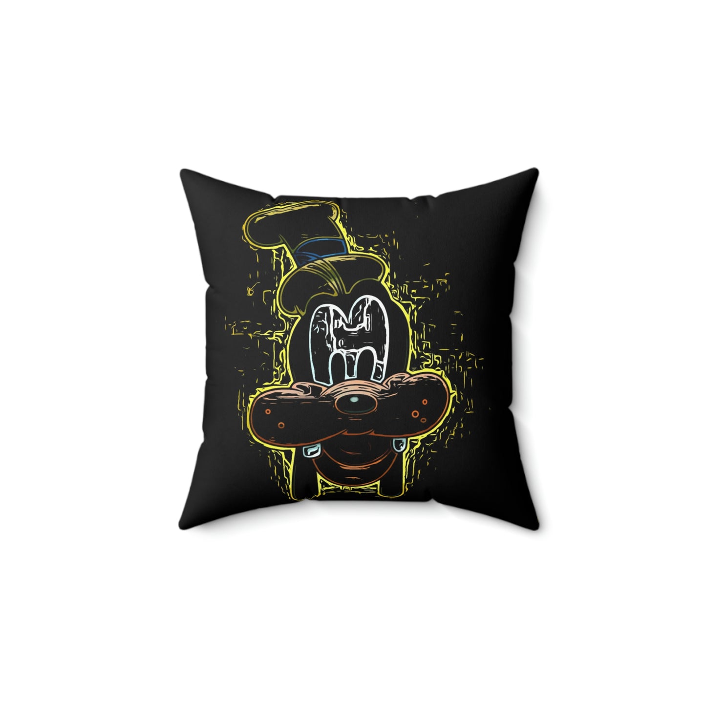 Copy of Spun Polyester Square Pillow Disney Dumbo Flying