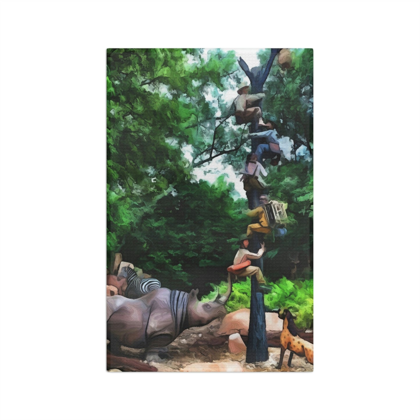 Soft Tea Towel Disneyland ~ Jungle Cruise ~ Ride