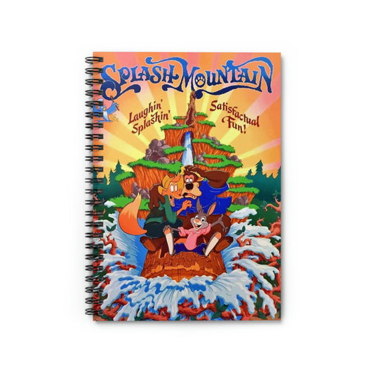 Spiral Notebook - Disneyland Splash Mountain Ride