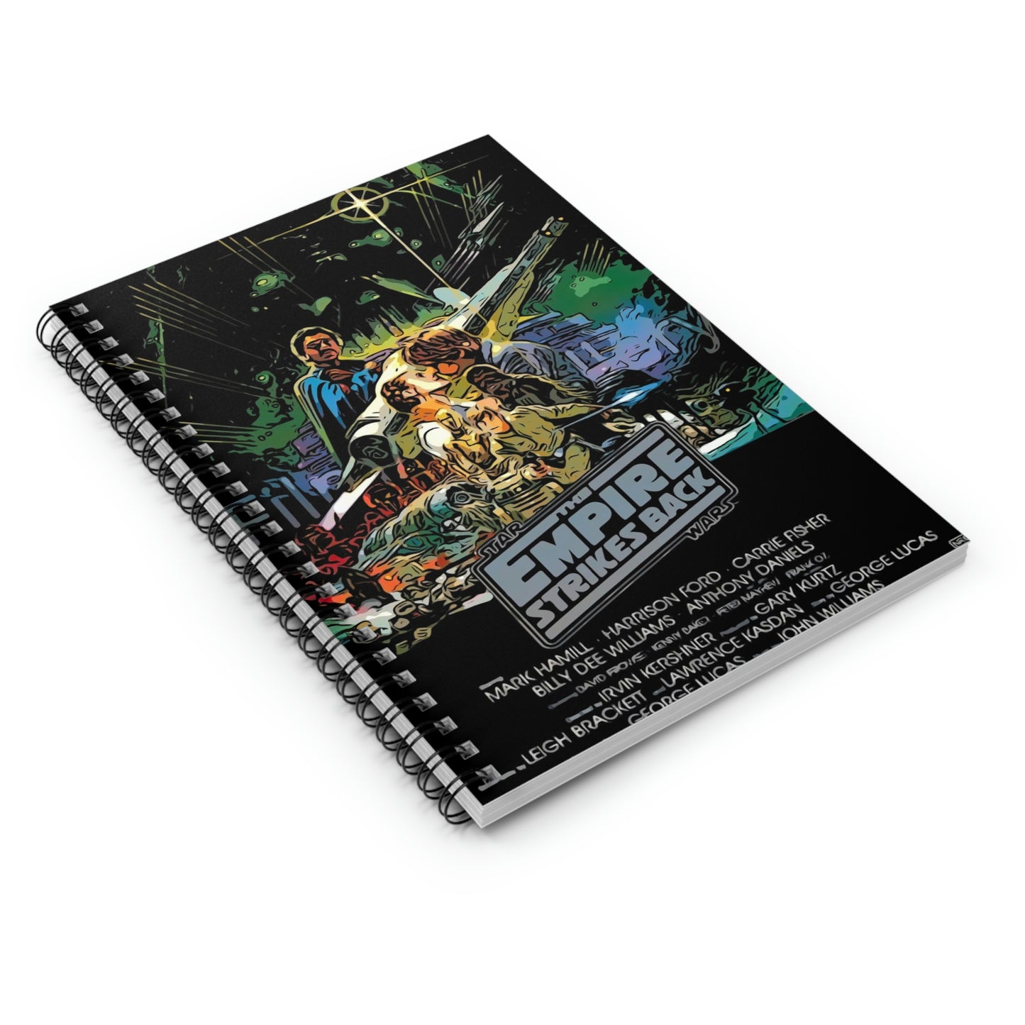 Spiral Notebook - Ruled Line Star Wars movie poster