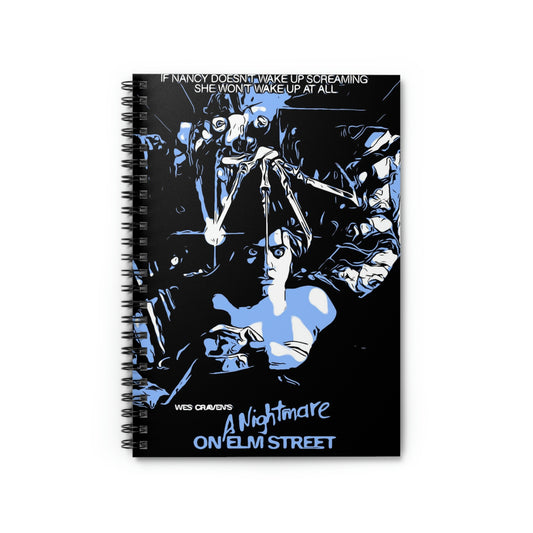 Spiral Notebook - Ruled Line A Nightmare on Elm Street movie poster