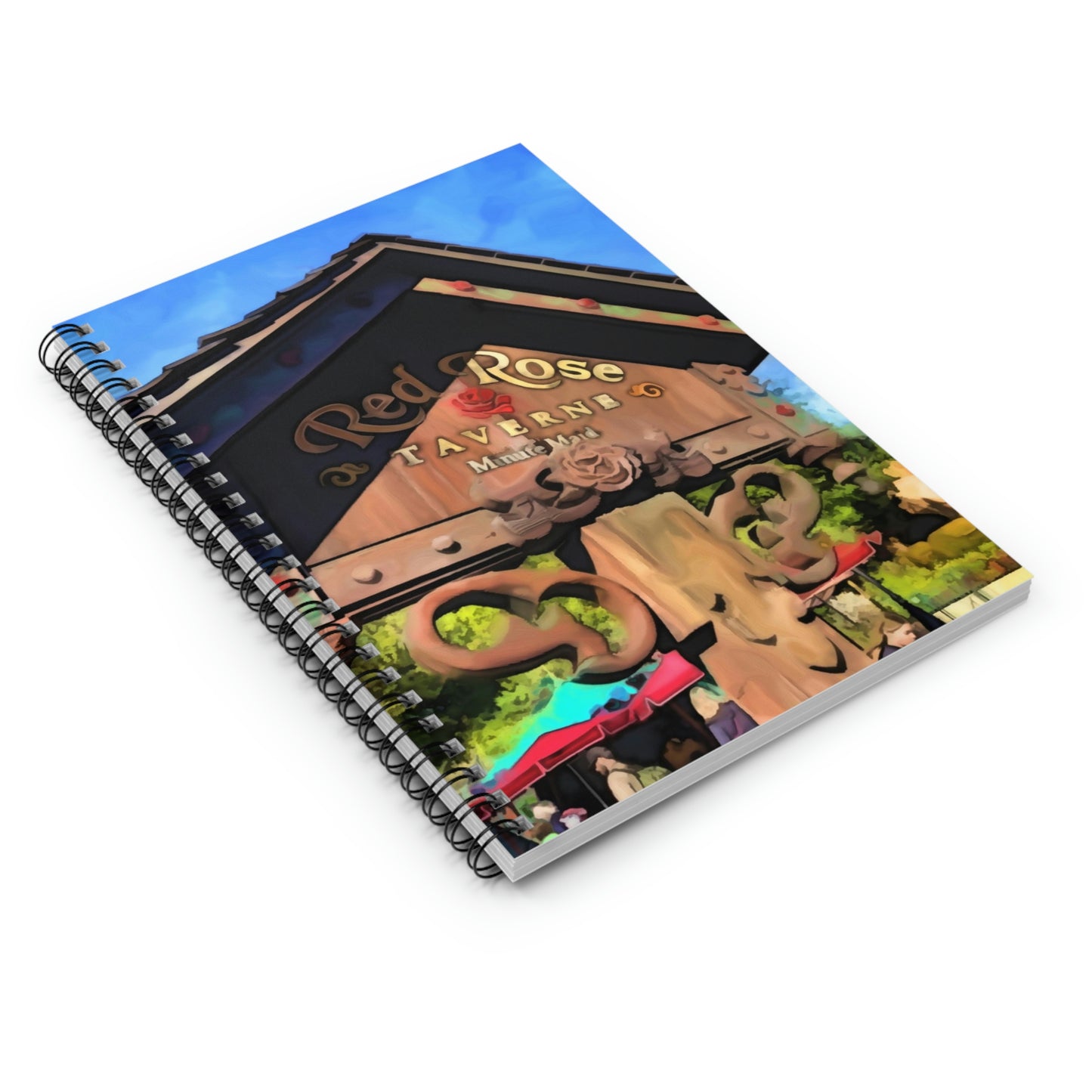 Spiral Notebook - Disneyland Red Rose Tavern Restaurant