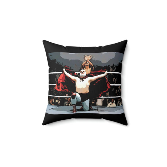 Spun Polyester Square Pillow ~Nacho Libre~ Nacho~ Eagle Powers