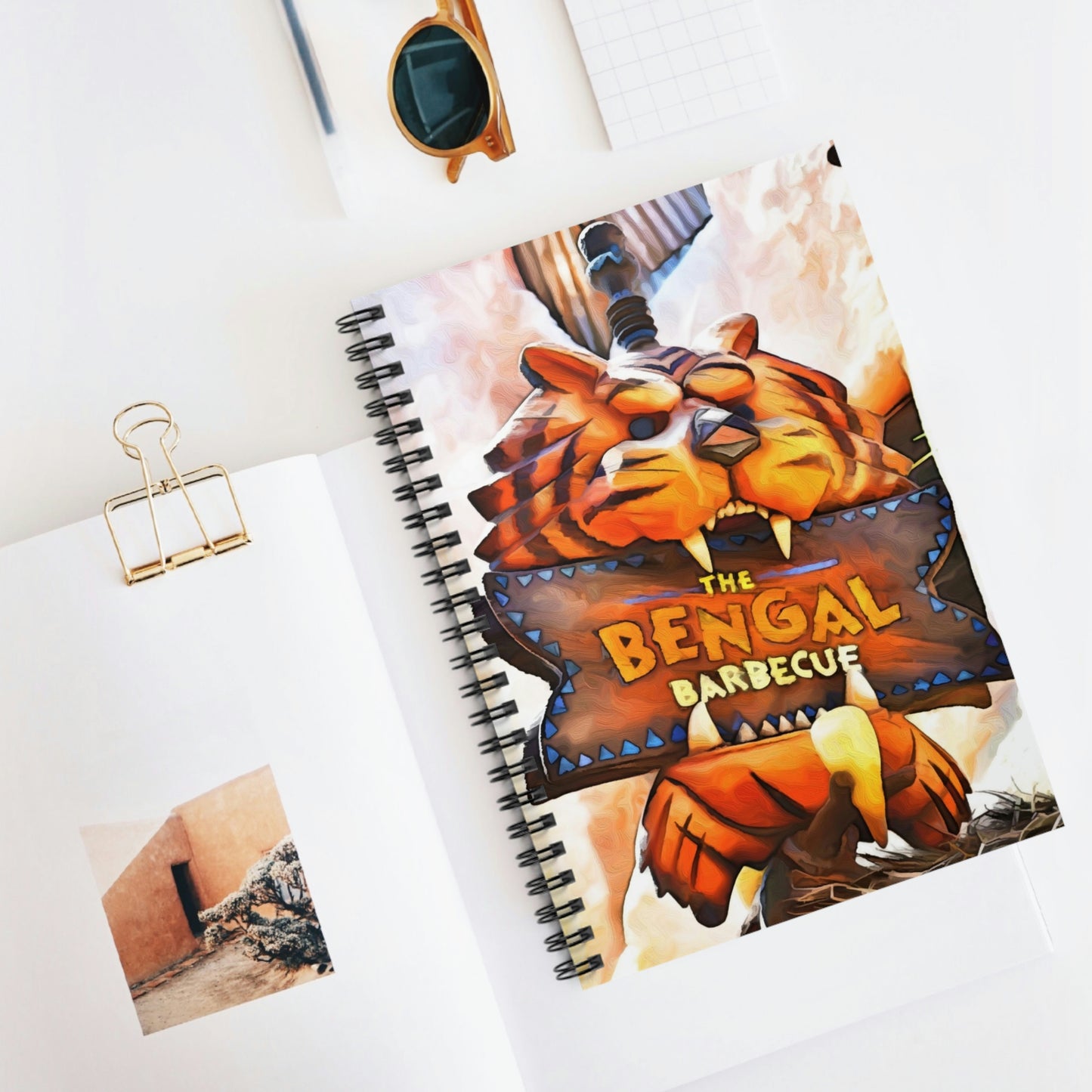 Spiral Notebook - Disneyland The Bangle BarBecue