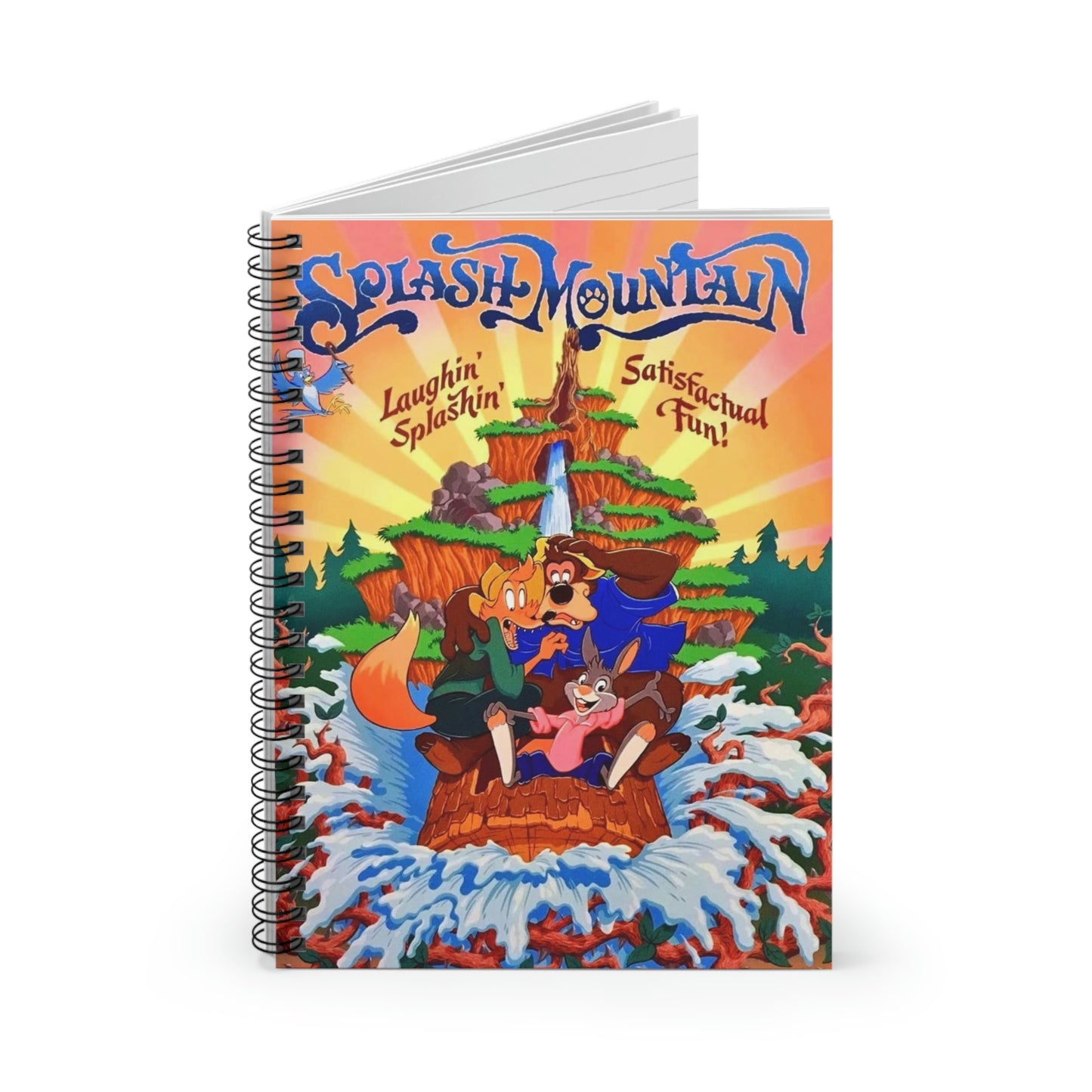 Spiral Notebook - Disneyland Splash Mountain Ride
