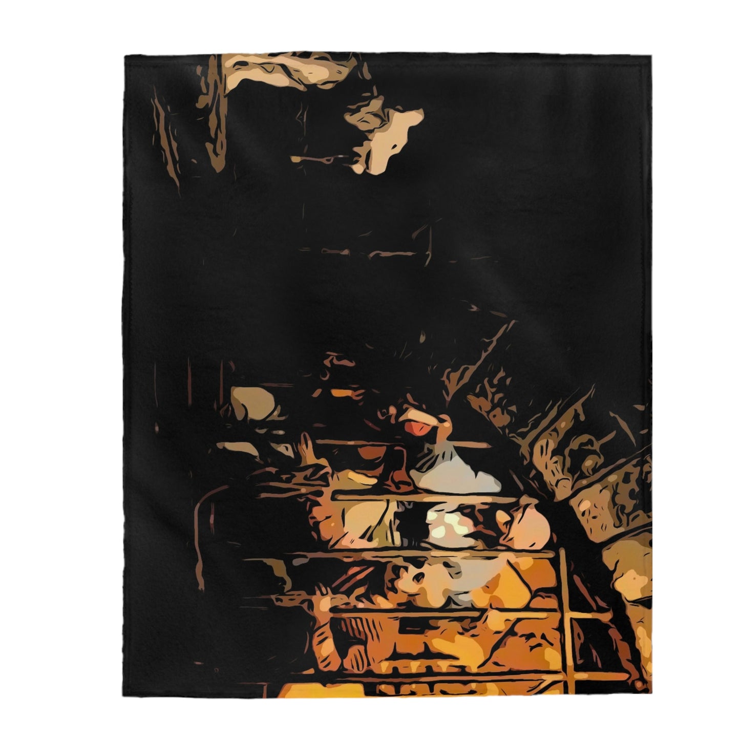 Velveteen Plush Blanket Disneyland Resort~ Pirates of the Caribbean ride