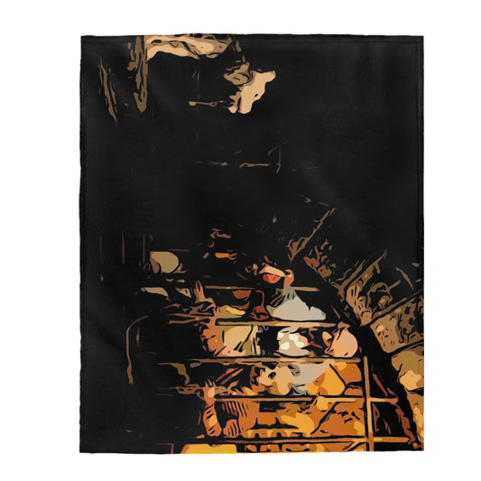 Velveteen Plush Blanket Disneyland Resort~ Pirates of the Caribbean ride