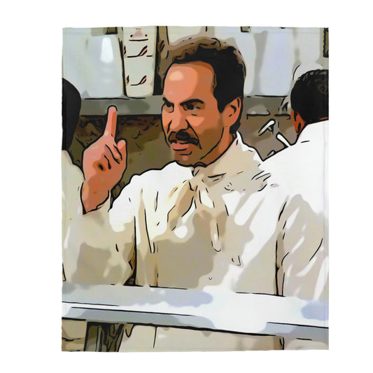 Velveteen Plush Blanket ~ Seinfeld~ No Soup for you!