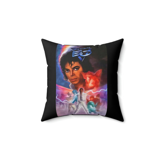 Spun Polyester Square Pillow Disneyland ~Captain EO~ poster