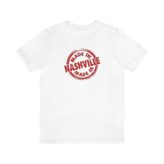 Unisex Jersey Short Sleeve Tee Made in Nashville