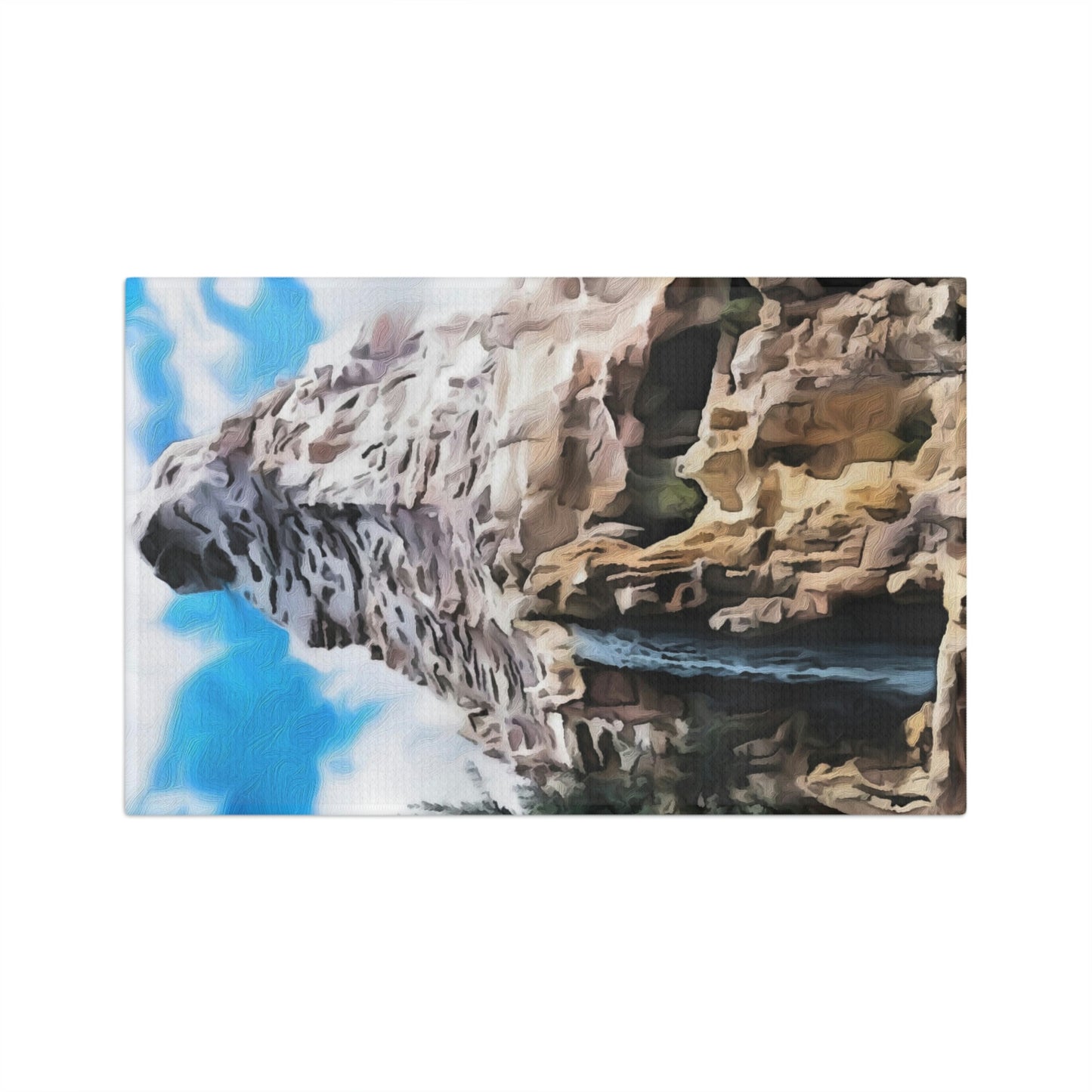 Soft Tea Towel Disneyland ~ Matterhorn Bobsleds ~ Ride