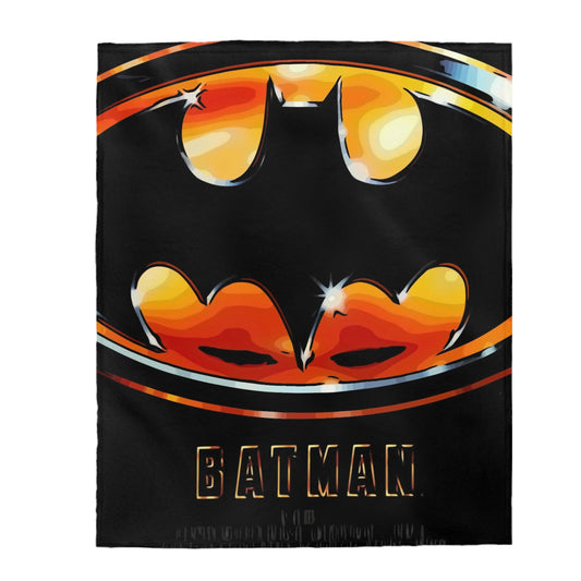 Velveteen Plush Blanket Batman Movie Poster