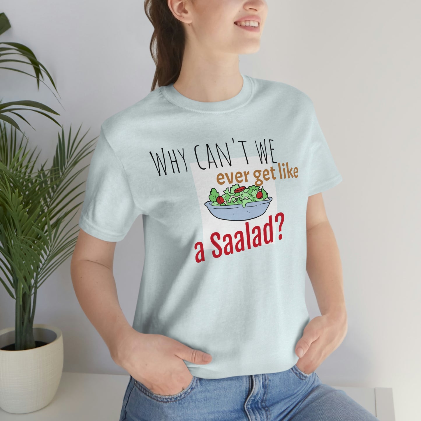 Unisex Jersey Short Sleeve Tee Nacho Liebre ~ Salad ~