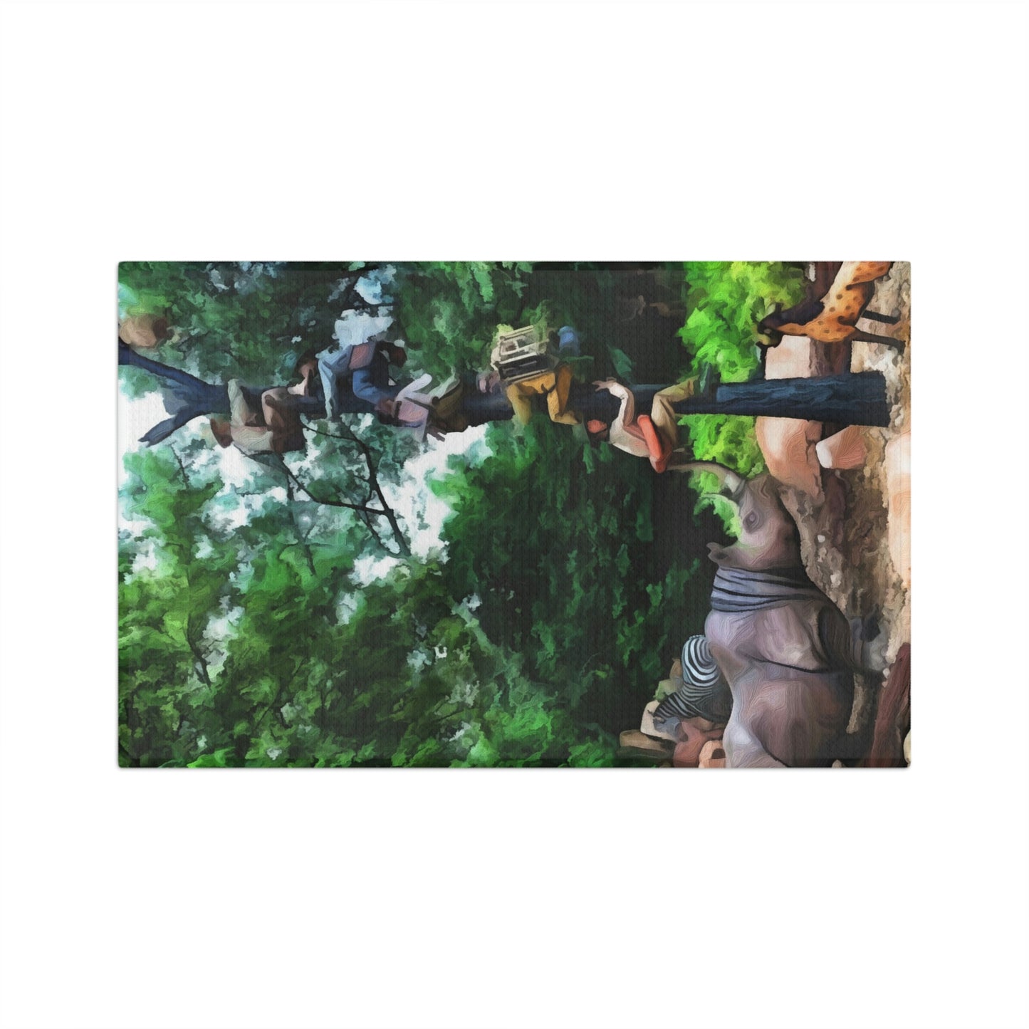 Soft Tea Towel Disneyland ~ Jungle Cruise ~ Ride