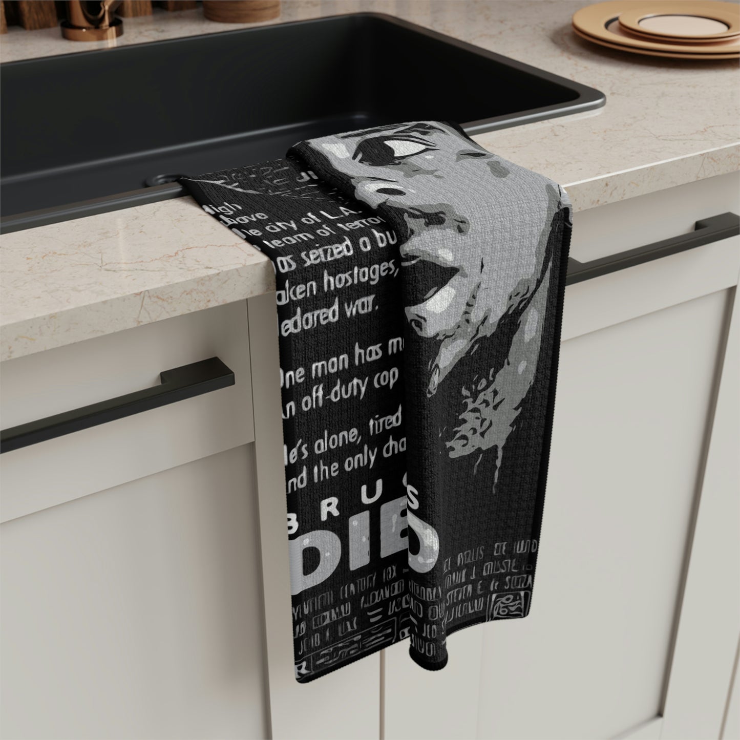 Soft Tea Towel Die Hard Movie Poster