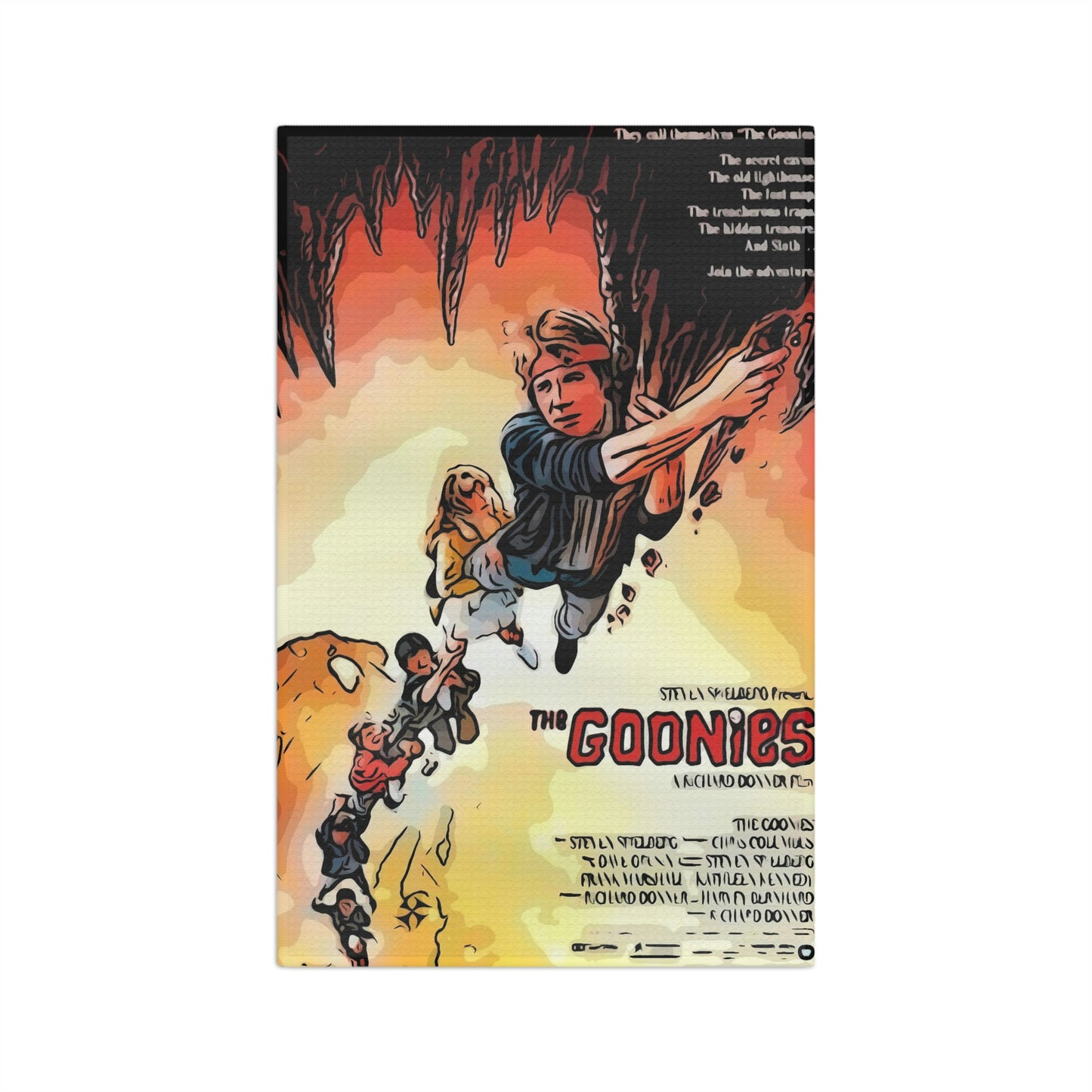 Soft Tea Towel ~ The Goonies ~ Movie Poster