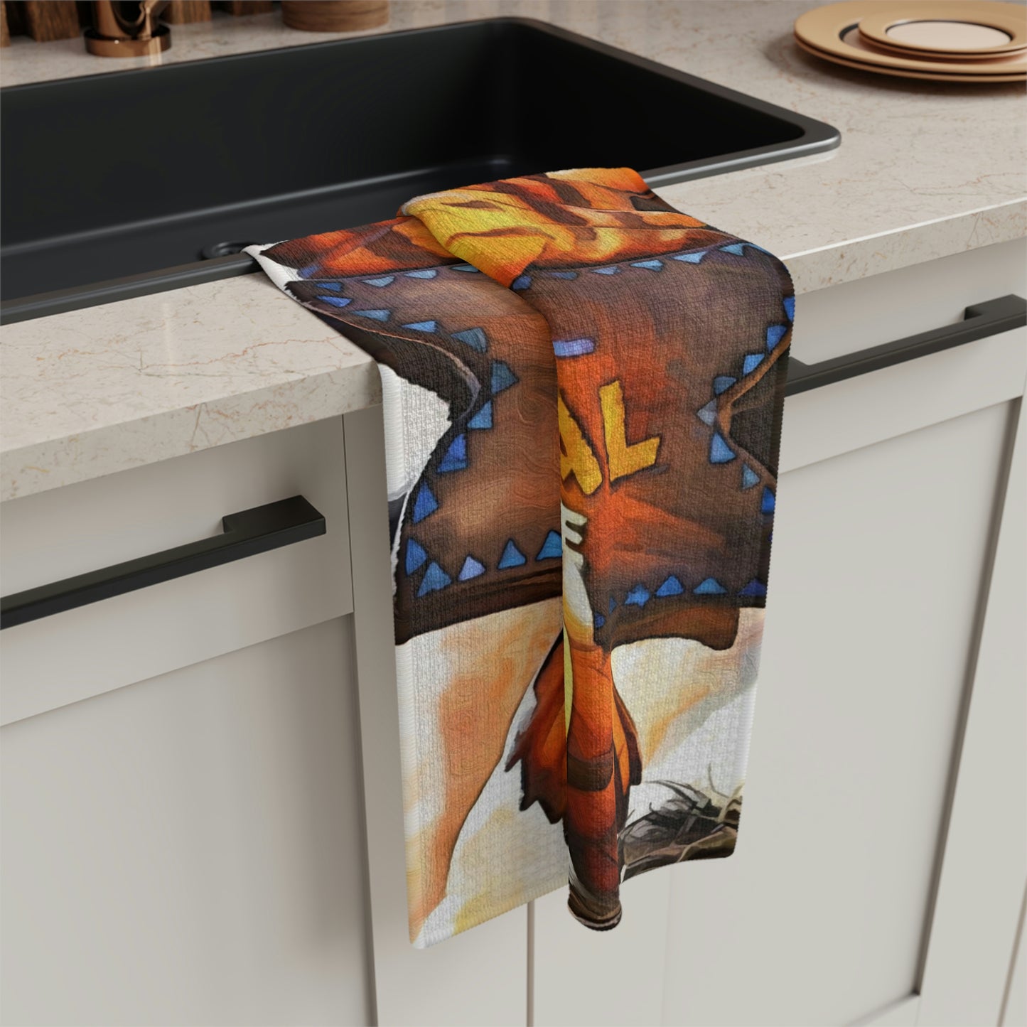 Soft Tea Towel Disneyland ~ Bangle Bar BQ ~ Food ~