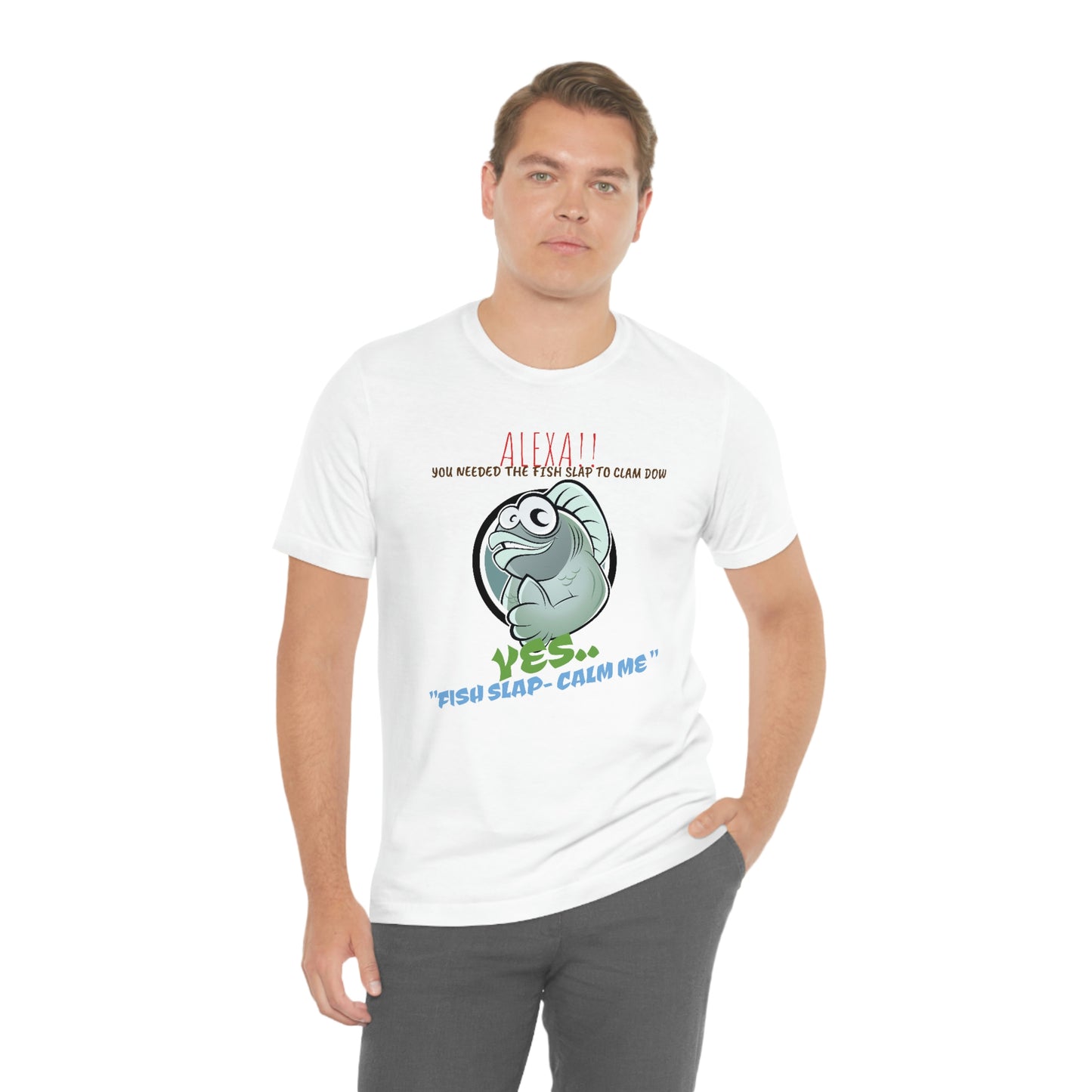 Unisex Jersey Short Sleeve Tee 50 first dates FISH SLAP