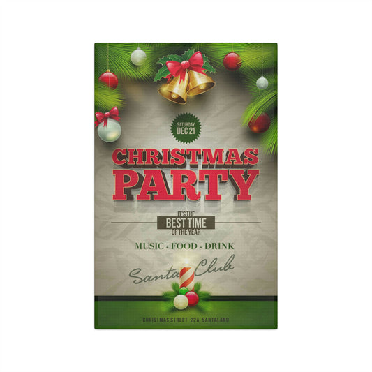 Soft Tea Towel ~ Christmas Party ~