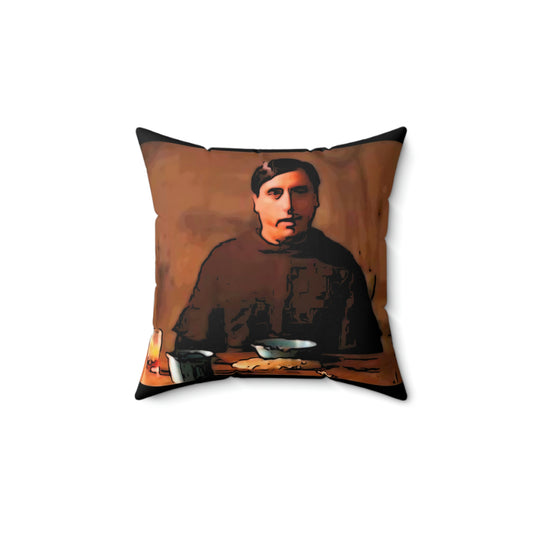 Spun Polyester Square Pillow ~Nacho Libre~ Did You Not Tell Them They We're The Lords Chips~
