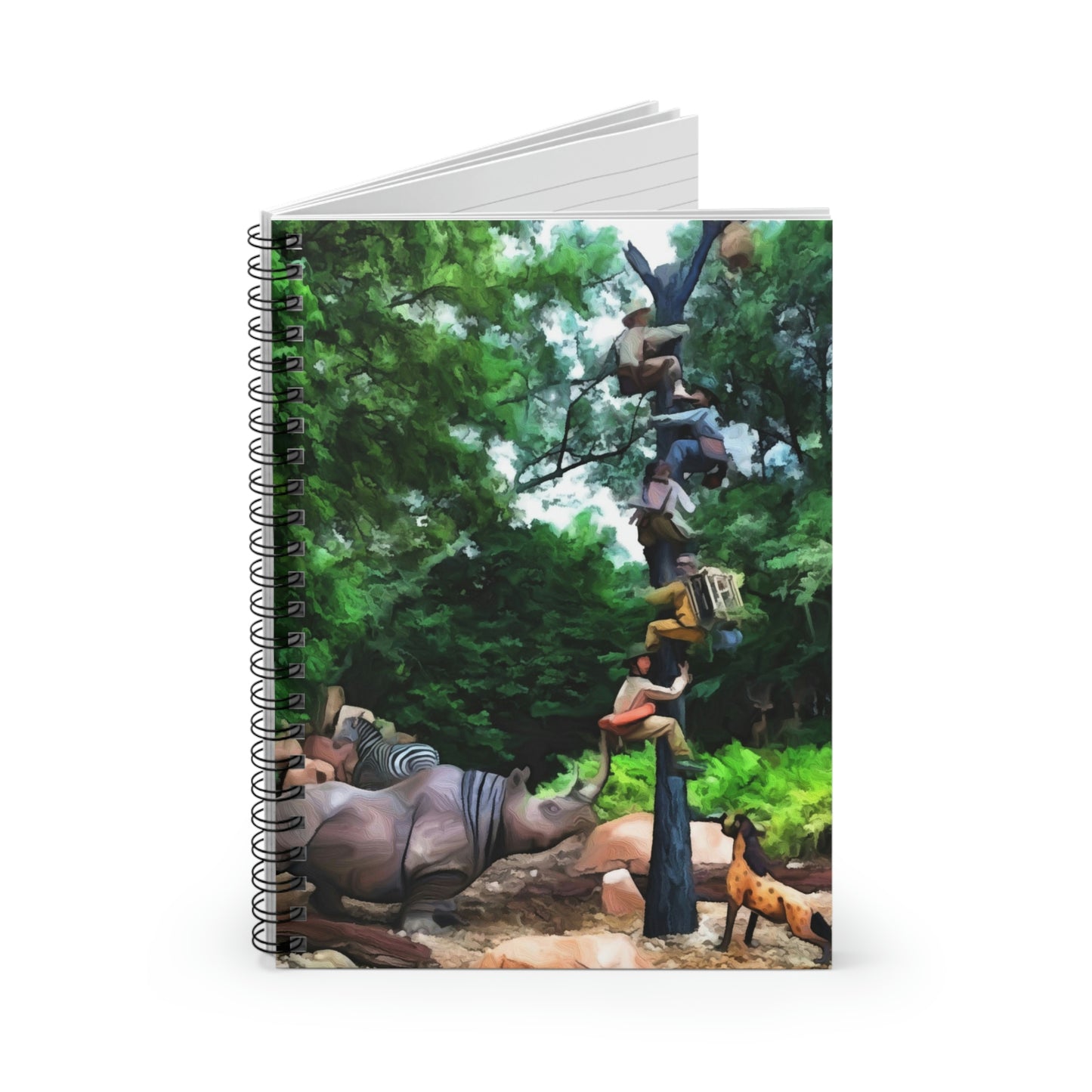 Spiral Notebook - Disneyland Jungle Cruise Boat Ride