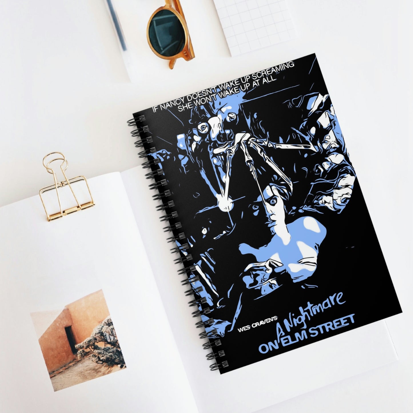 Spiral Notebook - Ruled Line A Nightmare on Elm Street movie poster