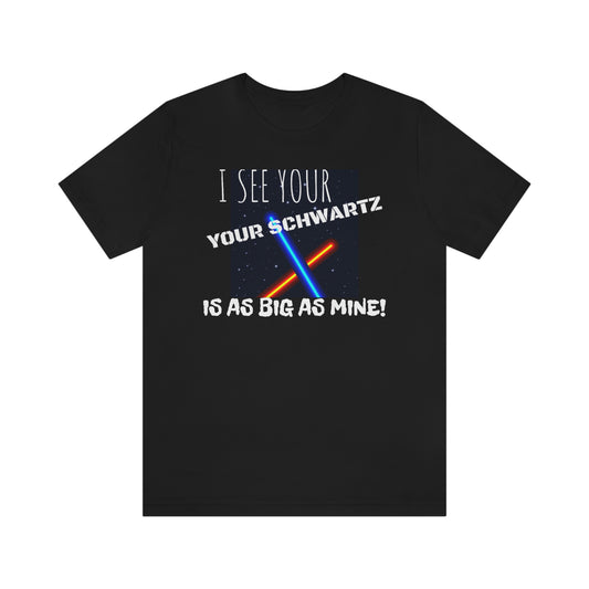 Unisex Jersey Short Sleeve Tee Spaceballs BIG AS MINE