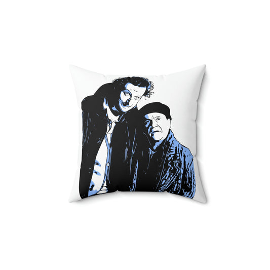 Spun Polyester Square Pillow ~Home Alone ~ Wet Bandits ~