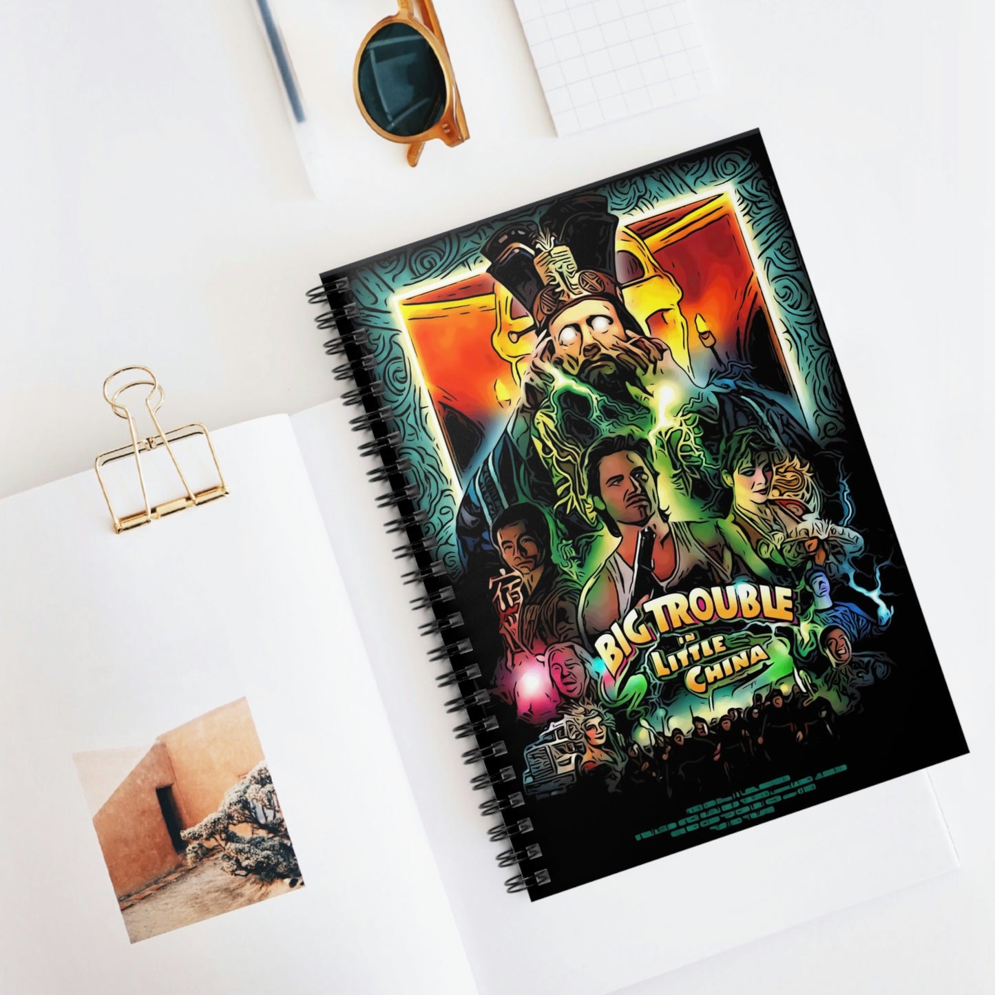 Spiral Notebook - Ruled Line Big Trouble in Little China movie poster