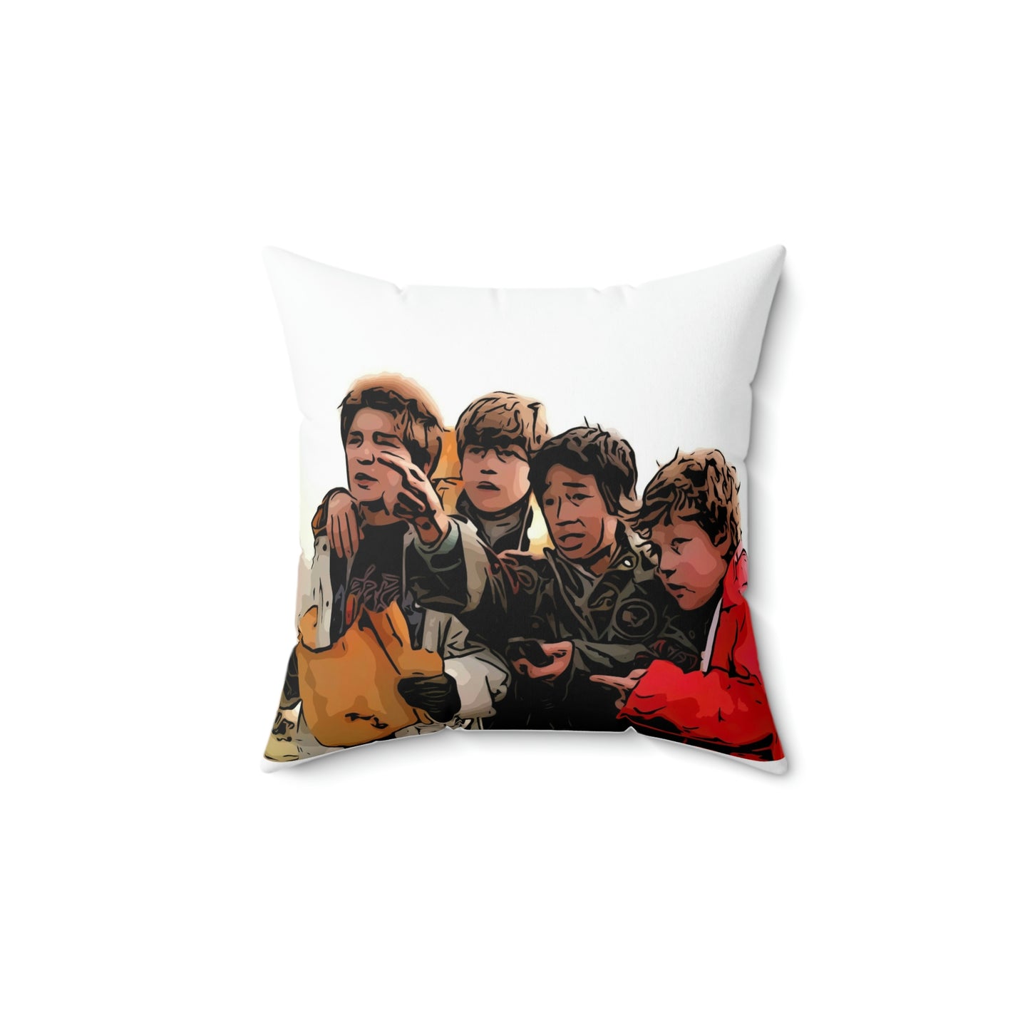 Spun Polyester Square Pillow ~ Goonies ~