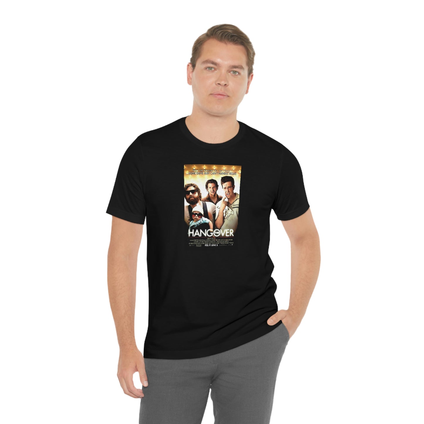 Unisex Jersey Short Sleeve Tee ~ The Hangover Movie ~ Poster