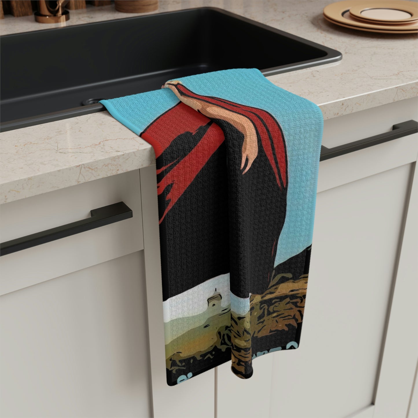 Soft Tea Towel Nacho Libre Movie ~ Poster