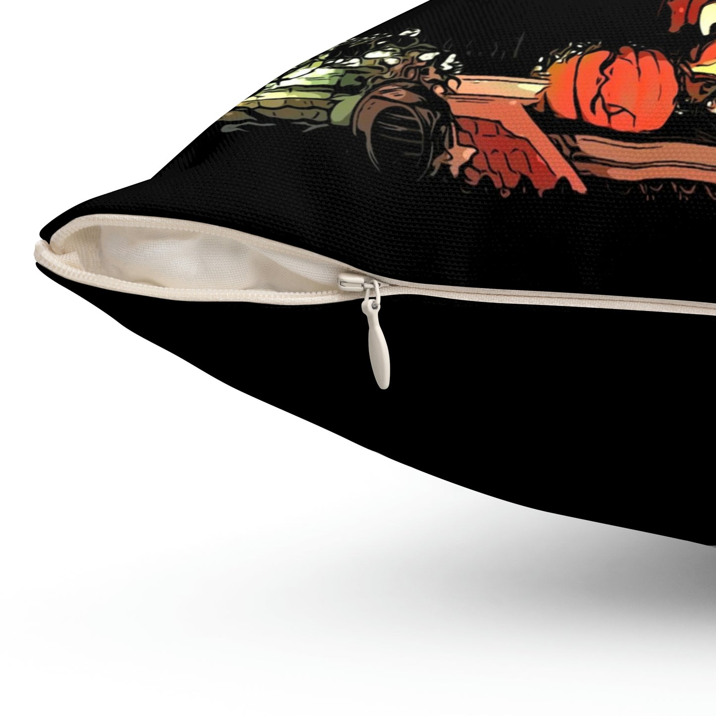 Spun Polyester Square Pillow Disneyland ~Halloween Time! ~