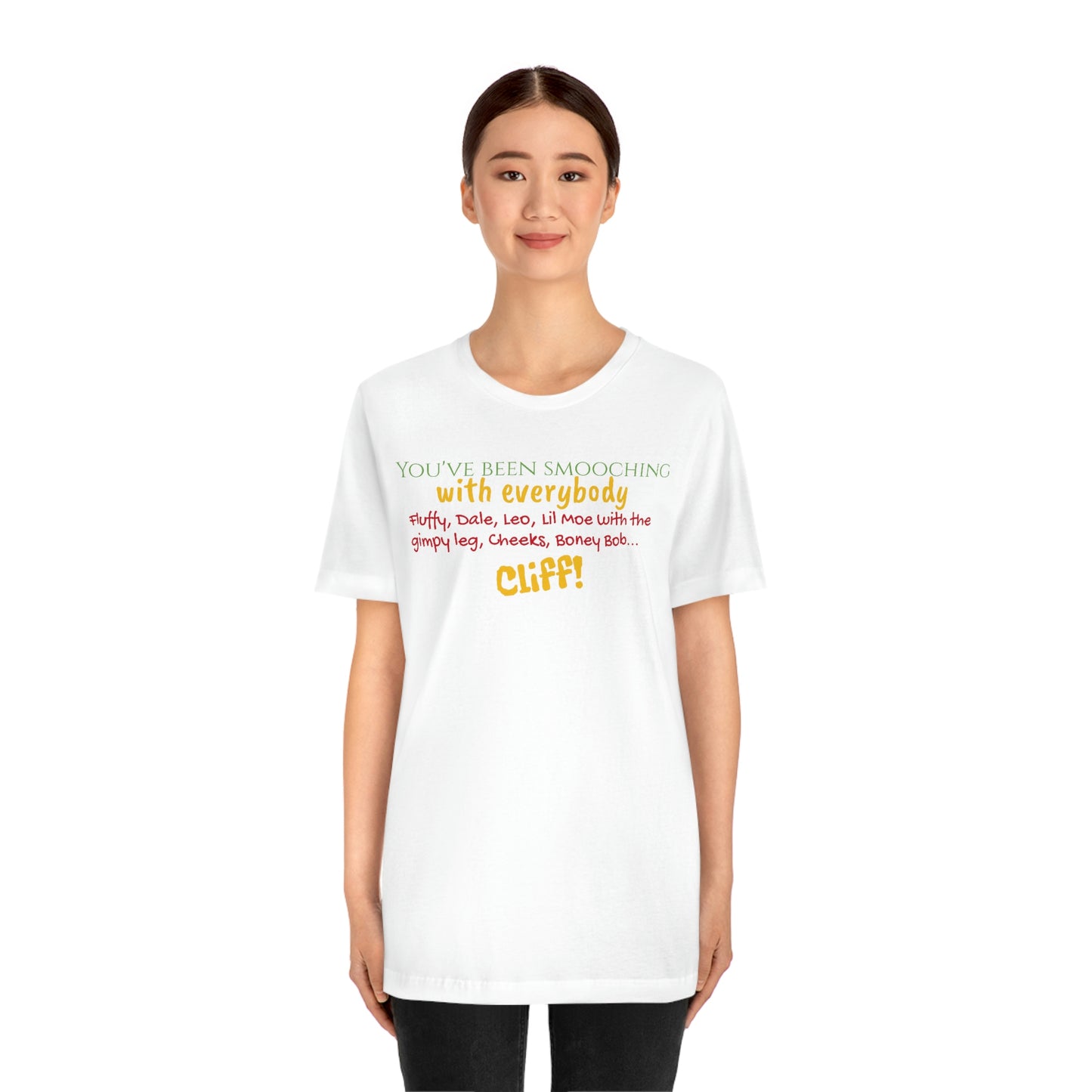 Unisex Jersey Short Sleeve Tee Home Alone "you've been smooching with everybody"