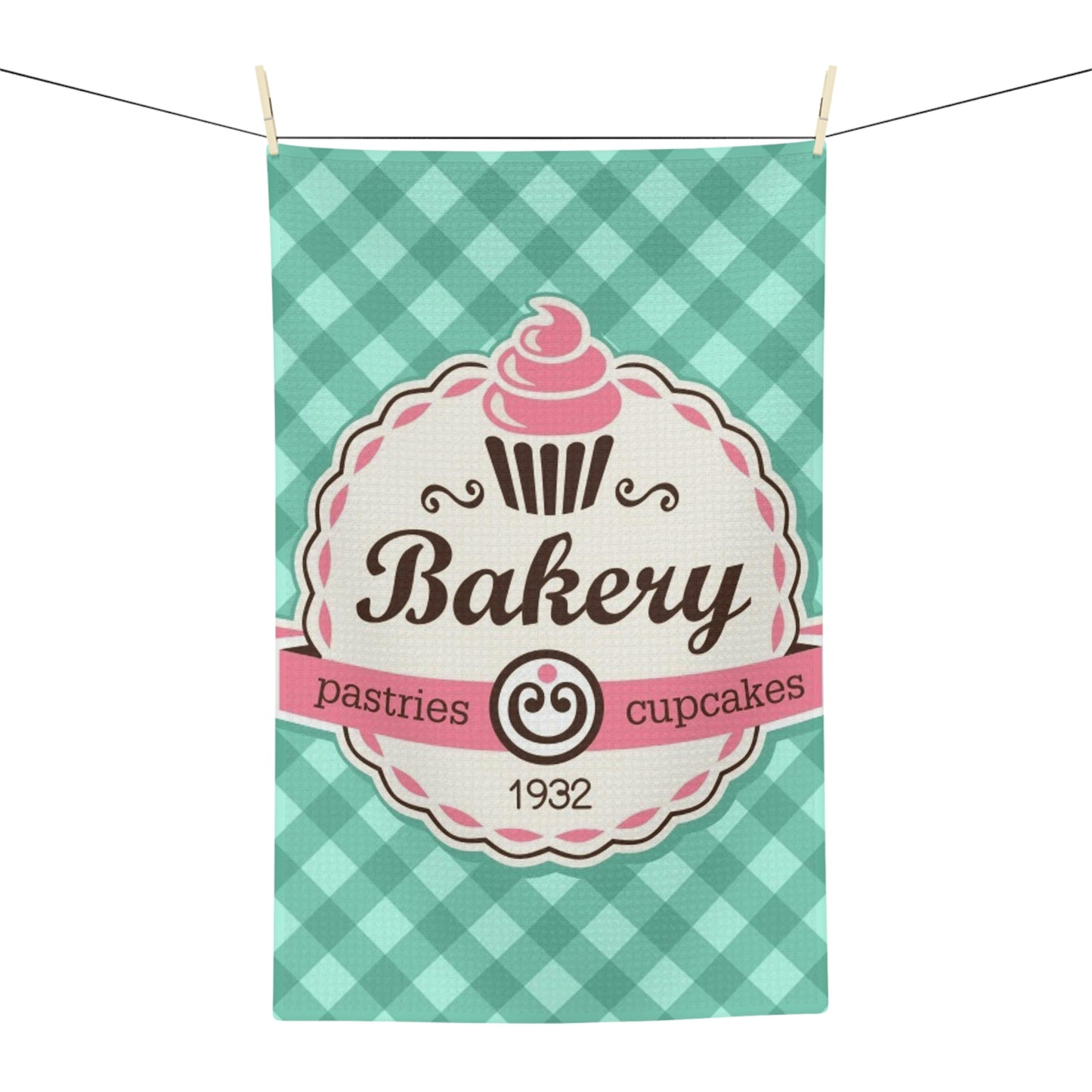 Soft Tea Towel cupcake Bakery