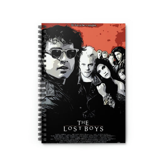 Spiral Notebook - Ruled Line The Lost Boys movie poster